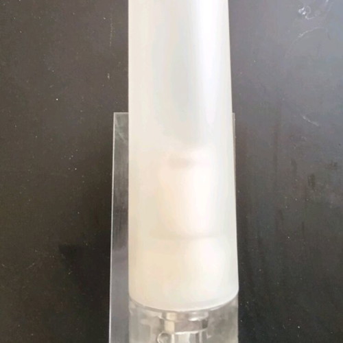 Modern wall light like new without glass white-silver 20cm
