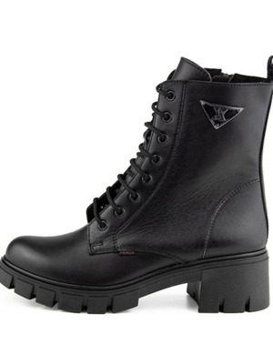 Ragazza women's black ankle boots like new, leather, size 37