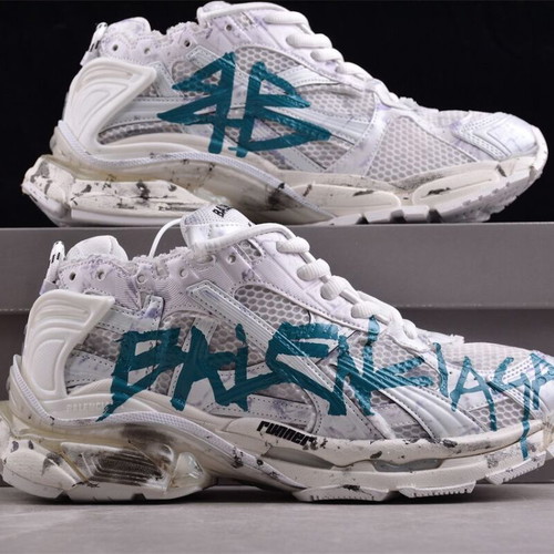 Balenciaga Runner White Sports Shoes New
