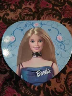 Barbie Heart Jewelry Box with Music 2003 used