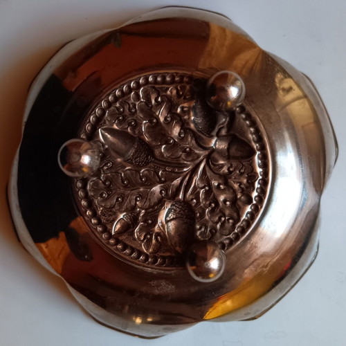 Silver-plated decorative centerpiece used