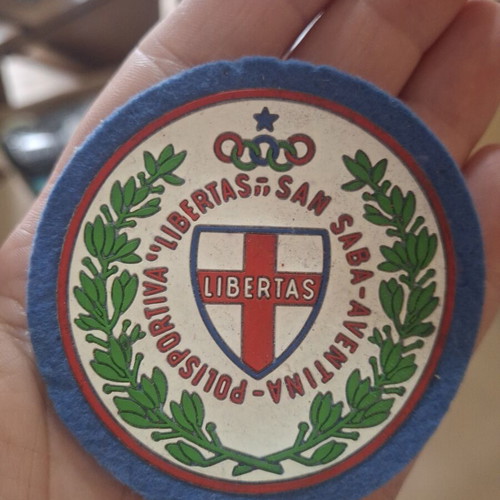 Vintage Polisportiva Libertas San Saba Aventina Patch from Rome