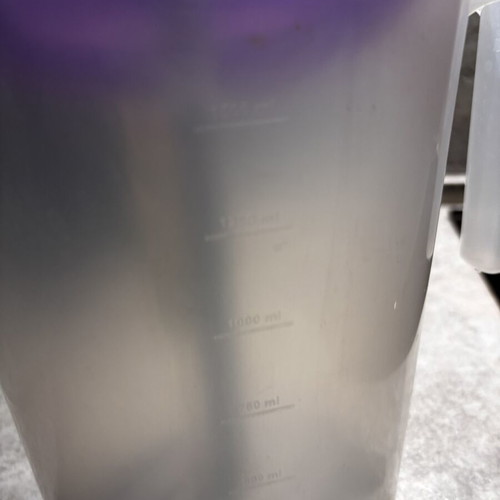 Plastic jug 1.5 L like new