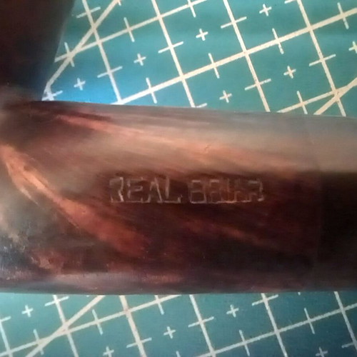 Classic vintage Real Briar smoking pipe made of heather wood, like new