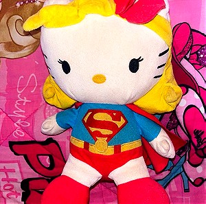 DC SuperWoman Hello Kitty plush λούτρινο κουκλάκι