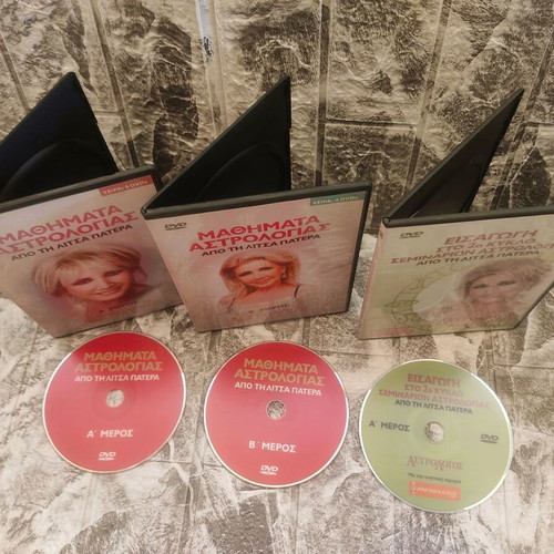 3 DVD Astrologer Litsa Patera like new
