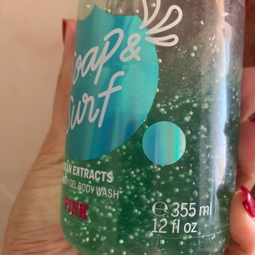 Victoria Secret Pink scrubby body wash used