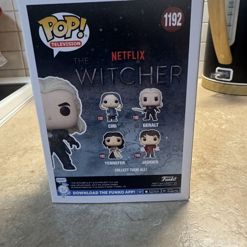 Funko Pop Geralt #1192 like new with box