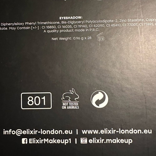 Elixir Make Up Face Book All in One palette new