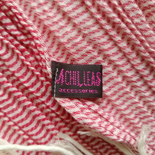 Scarf Achilleas Accessories like new, white and red