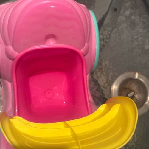 Chicco toy car giro giro all pink like new