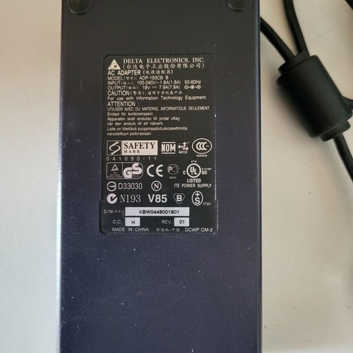 Delta Electronics ADP-150CB B laptop power supply used 19V 7.9A 150W