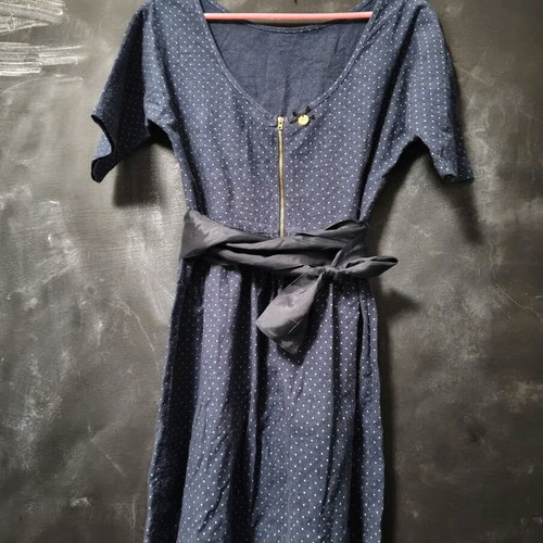Lynne mini dress dark blue with lilac -  4,80 - Vendora.cy