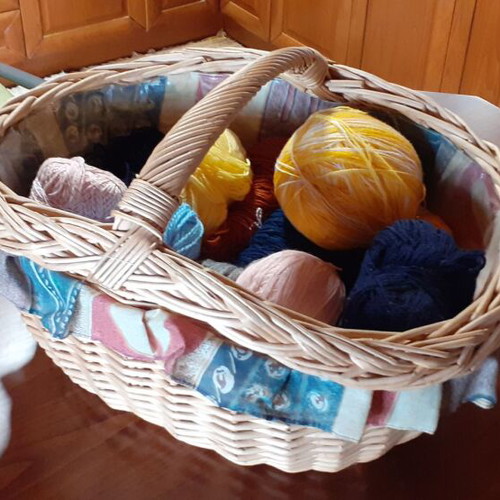 Storage Basket used with 22 Threads and Sturdy Handle