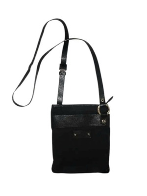 Bvlgari Logomania Crossbody Leather Bag like new, black
