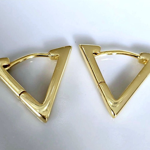 Women's Silver Earrings s925 new, gold-colored