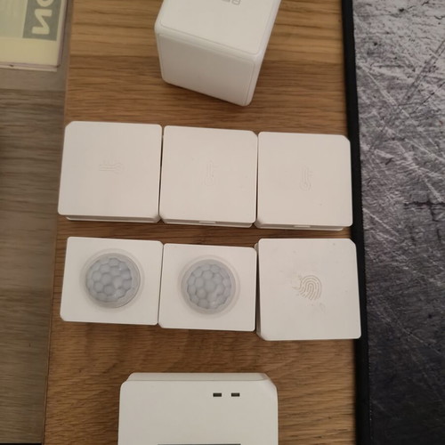 Zigbee sensors, switches and bridge set like new