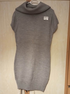 Gray blouse dress new with tag, size M