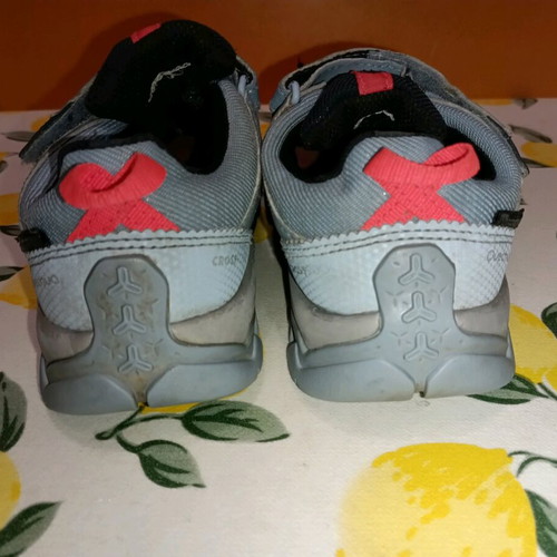 Quechua Waterproof Cross Contragrip Shoes used, size 31, colorful