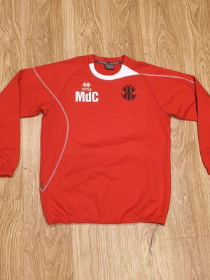 Errea SV ARC Alphen Aan Den Rijn Red Soccer Training Top Sweatshirt Mens XL used