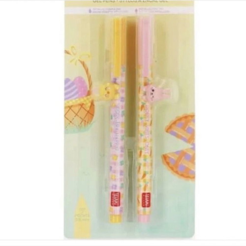 Gel Lovely Friends Hoppy Easter pen set with removable decorations