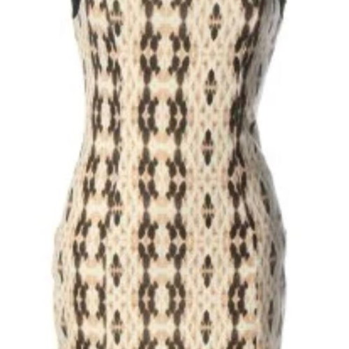 Mango dress size M like new knee-length beige
