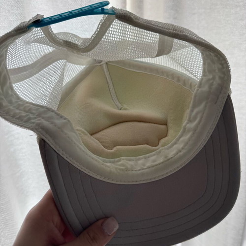Vans trucker hat like new, turquoise with gray and white