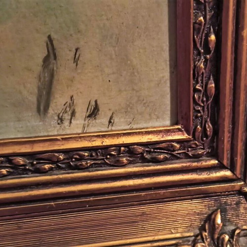 DORIS (2 Tsiggánes) painting like new with frame