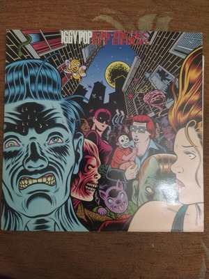 Iggy Pop Brick by Brick LP used, 1990 Greek edition, rock