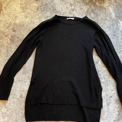 Pink Woman pullover black like new, size S