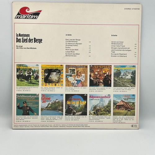 Der Chor Von San Michele La Montanara Das Lied Der Berge record used