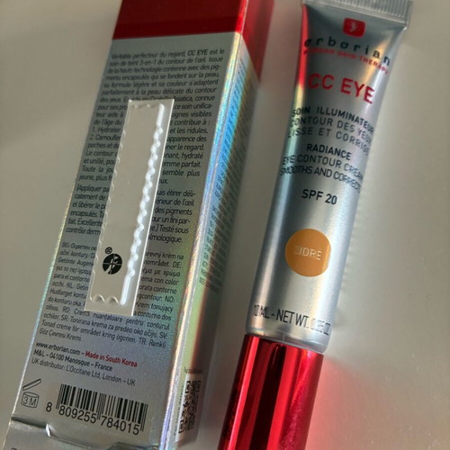 Erborian CC Eye Radiance Eye Contour Cream SPF 20, Shade Doré