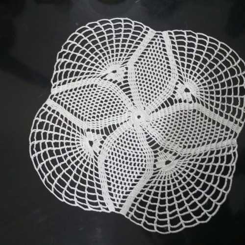 Handmade Crochet Doily white, new, vintage lace table decor