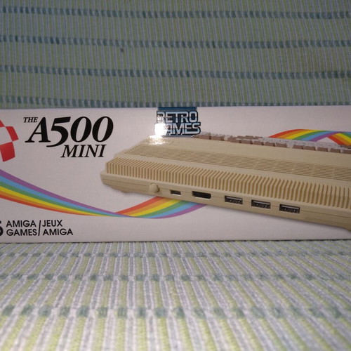 A500 Mini console new, sealed, excellent condition