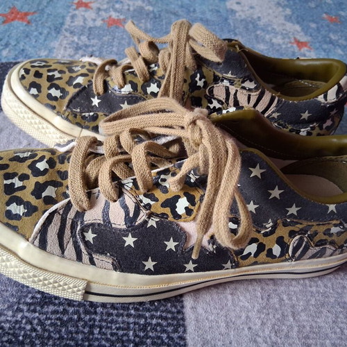 Converse One Star 37 leather athletic shoes used