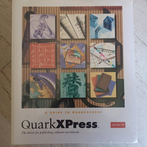 QuarkXPress learning book set for Mac new