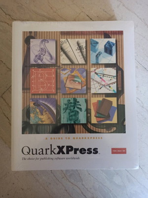 QuarkXPress learning book set for Mac new