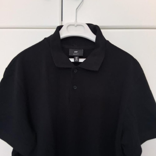 Polo shirt H&M new, black, size M