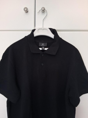 Polo shirt H&M new, black, size M