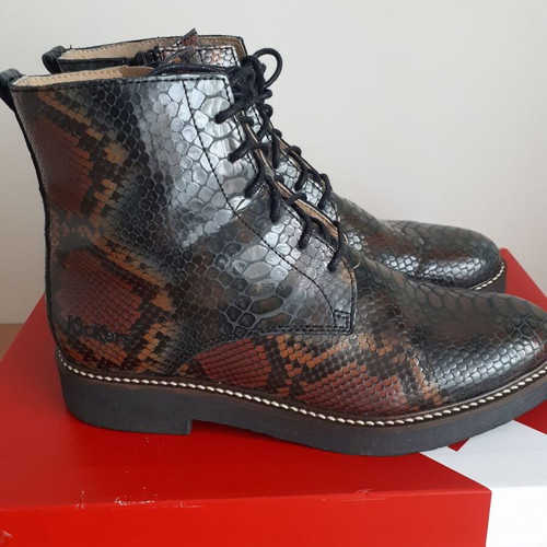 Kickers Oxigeno boots like new, size 38, multicolor