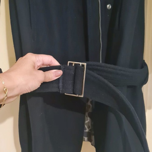 Sisley coat dark blue size 42 used, Italian