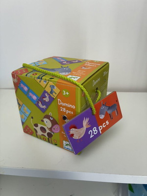 Djeco Farm Domino Set like new, 28 pieces