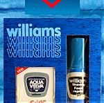  AQUA VELVA WILLIAMS (After shave + Shaving foam ice blue & balsam )