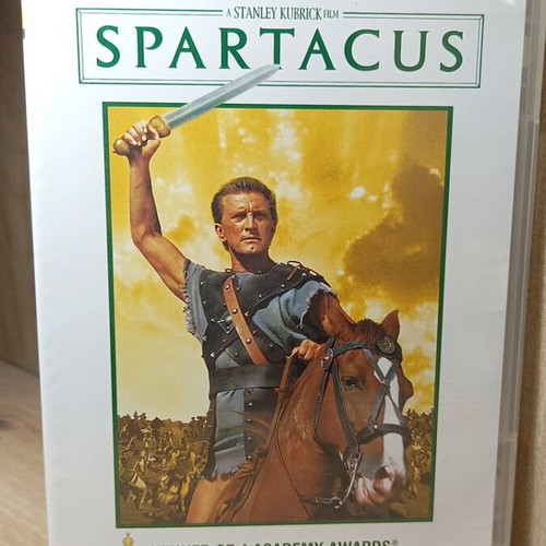 Spartacus DVD with Greek subtitles, action historical film