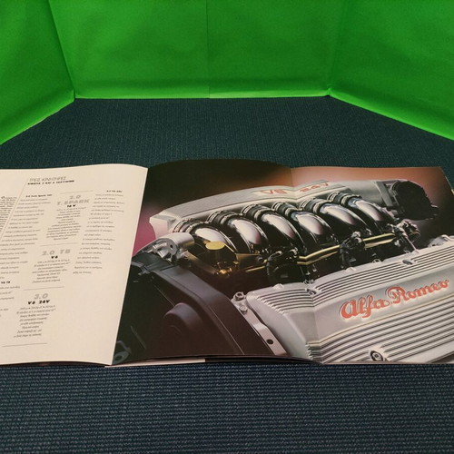 Alfa Romeo 166 official illustrated brochure like new