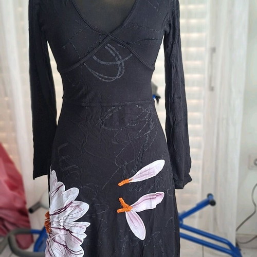Desigual Dress Black Multicolor Like New Size M-L