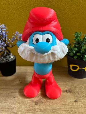 Papa Smurf Figure New Collectible 20 cm