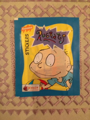 Rugrats Merlin sealed sticker pack new from 1997