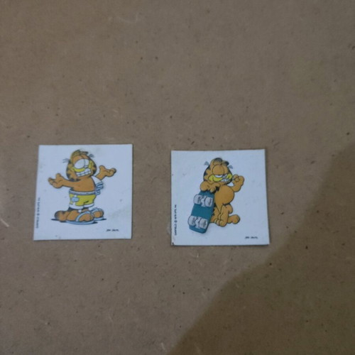 Garfield collectible ice cream cards used, pack