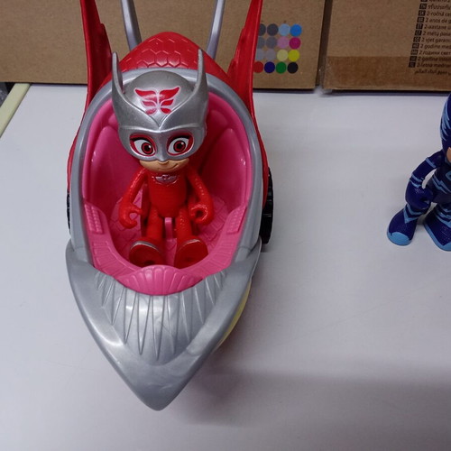 PJ Masks figures and Turbo Blast vehicle like new